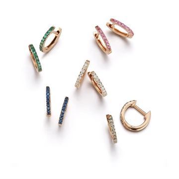 14kt Yellow Gold Huggie Mini Earrings