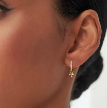 14kt Gold Hoop Charms