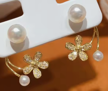14kt Versatile Freshwater Pearl Earrings