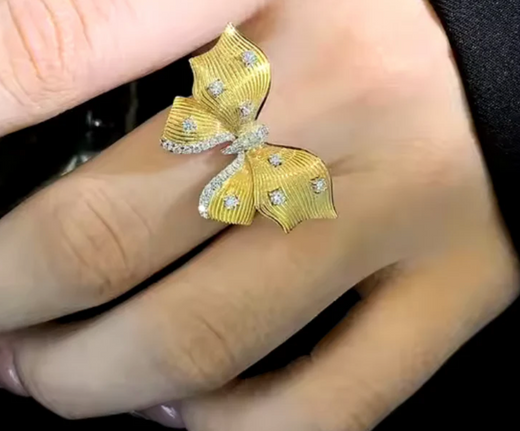 How About a Great Symbol of Transformation in a Butterfly Ring...