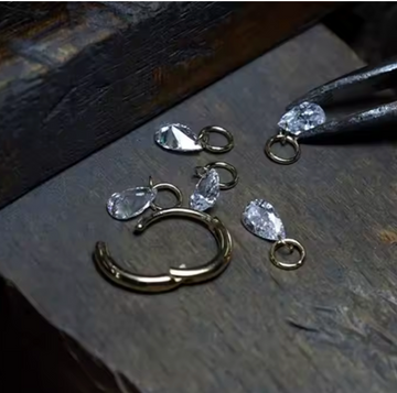 Drilled Lab Diamond Jewelry