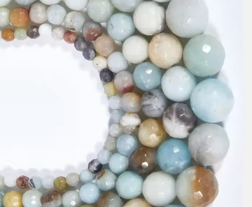 Natural Multi Color Amazonite Beads for Jewelry Making