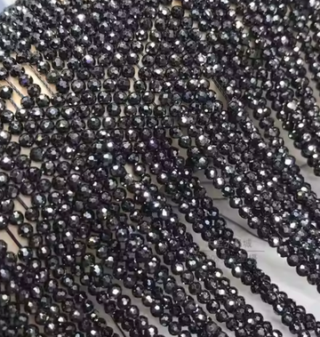 Black Zircon 15 inch Strand for Your Jewelry Beading Projects