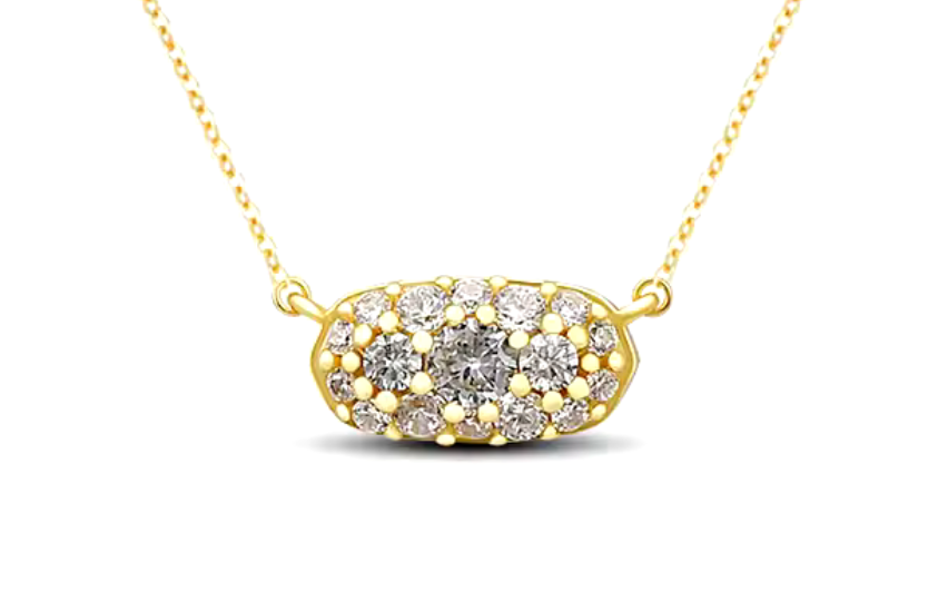 Gold Plating Over Sterling Silver .925 Necklace