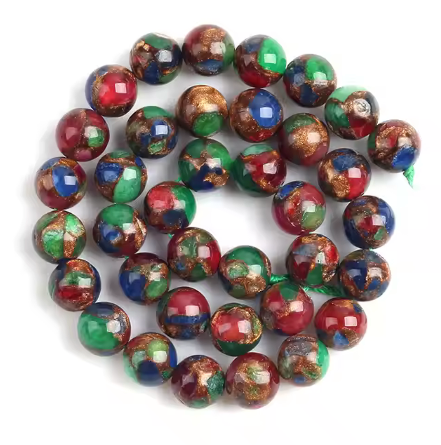 Quality Colored Cloisonne Round Beads