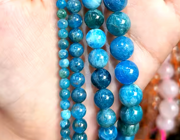 Gorgeous Apatite Round Beads for the Creative!