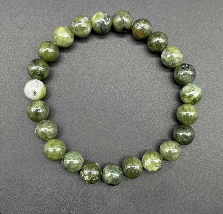 Southern Jade Beaded Stretchy Bracelet- Fever Reduction Properties