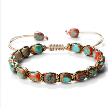 Orange Imperial Jasper Healing Bracelet