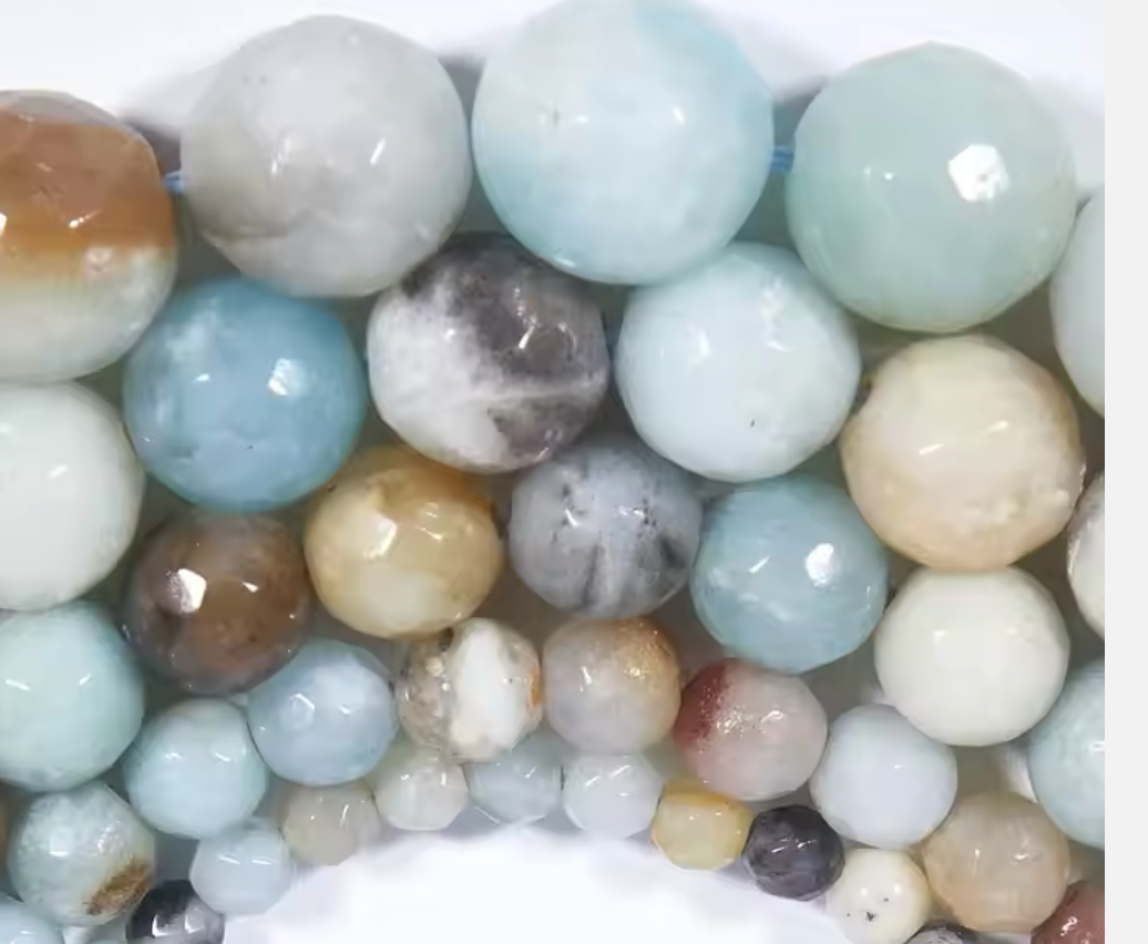 Natural Multi Color Amazonite Beads for Jewelry Making